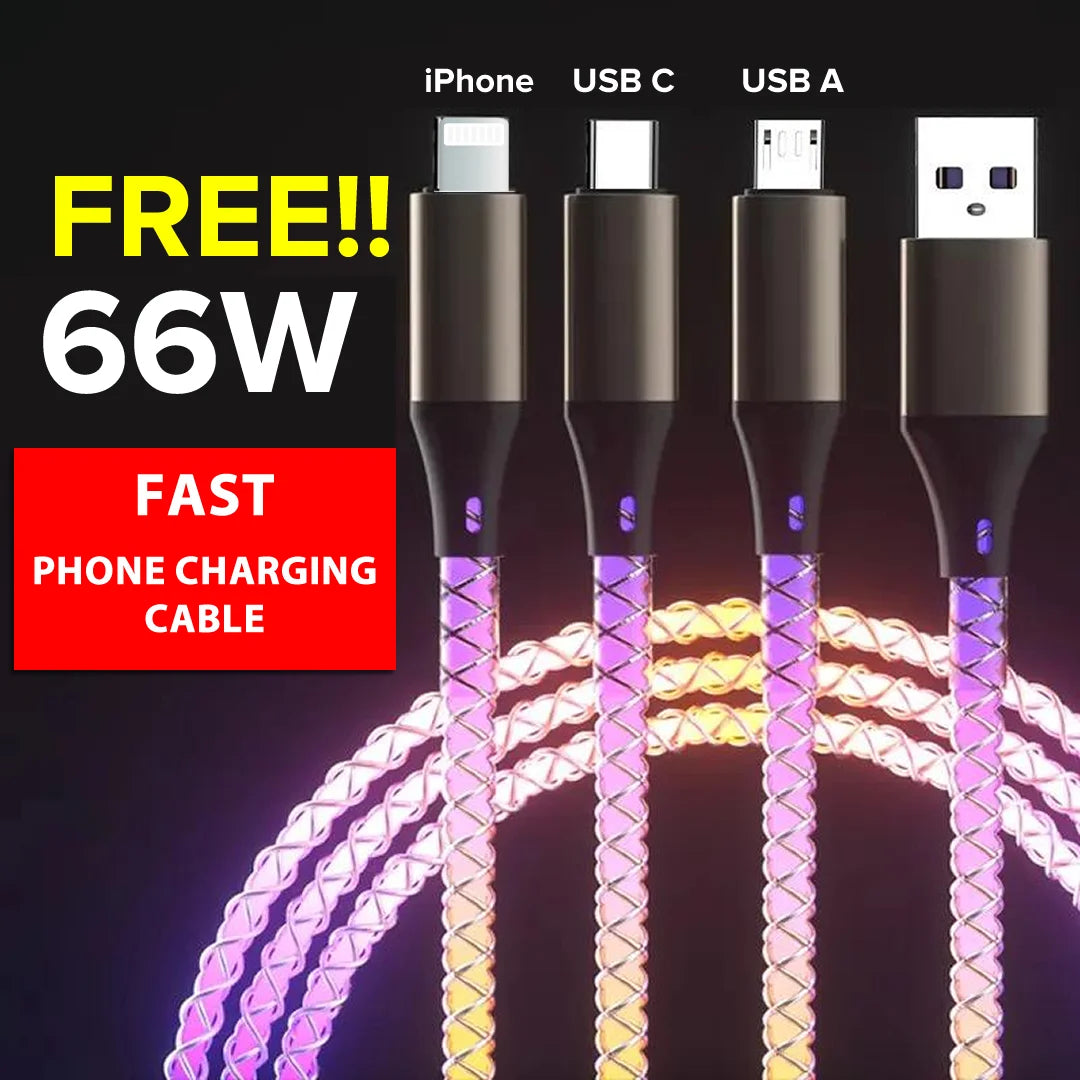 Jemcravo® Glowing FIRE Sands Casing and EarBuds PRO