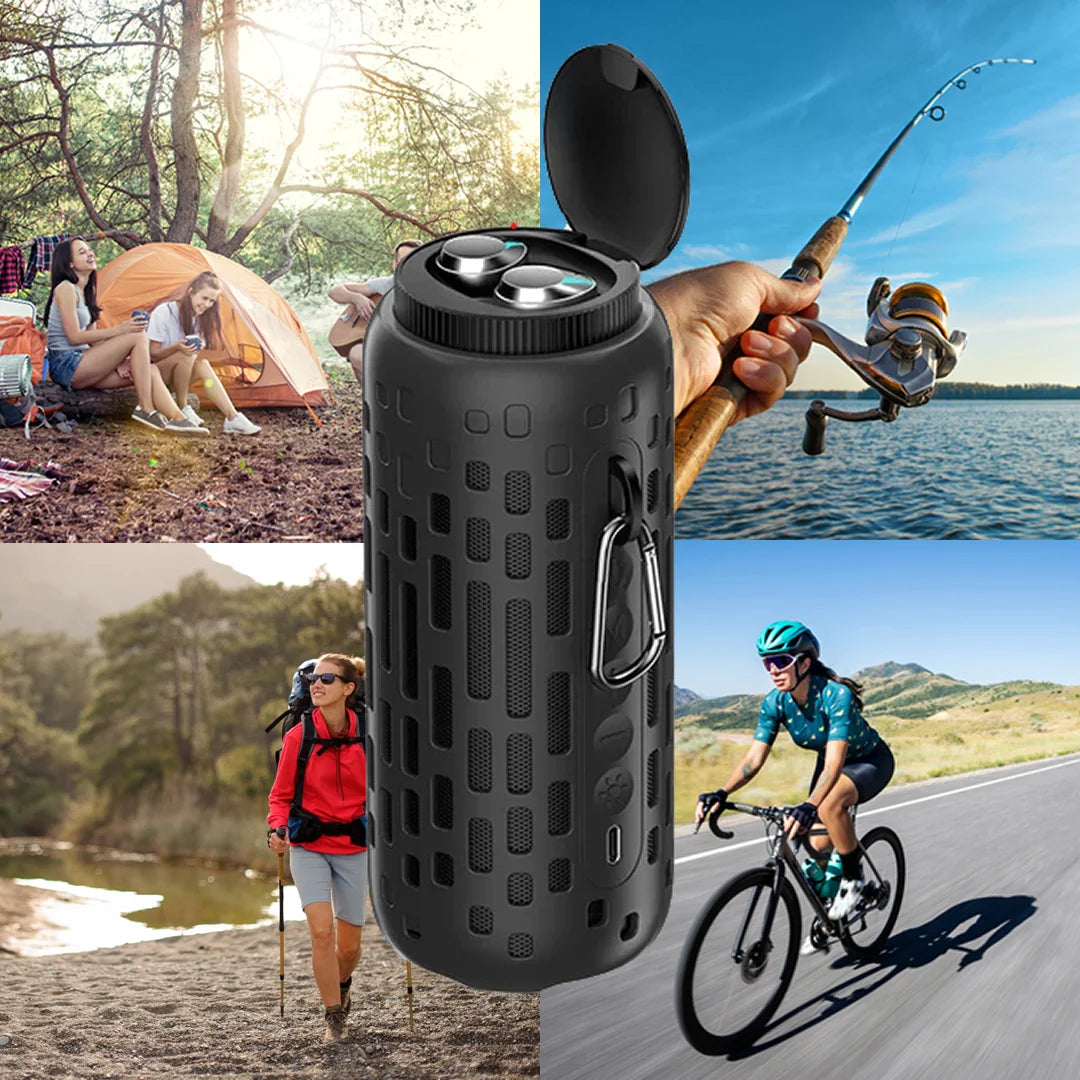 Jemcravo Waterproof Speaker with Earbuds 18 BlackCamping 6859ca2f f496 4bb9 9043 0e610fbda21d