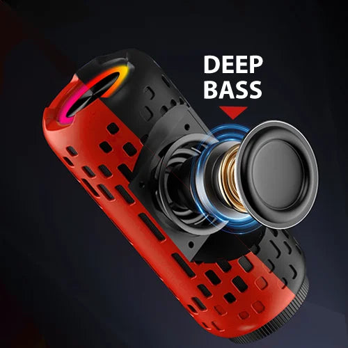 Jemcravo Waterproof Speaker with Earbuds 12 combined speaker