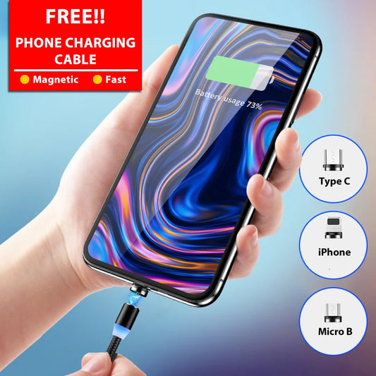 FREE Gift: Fast Charging Phone Cable (Magnetic)